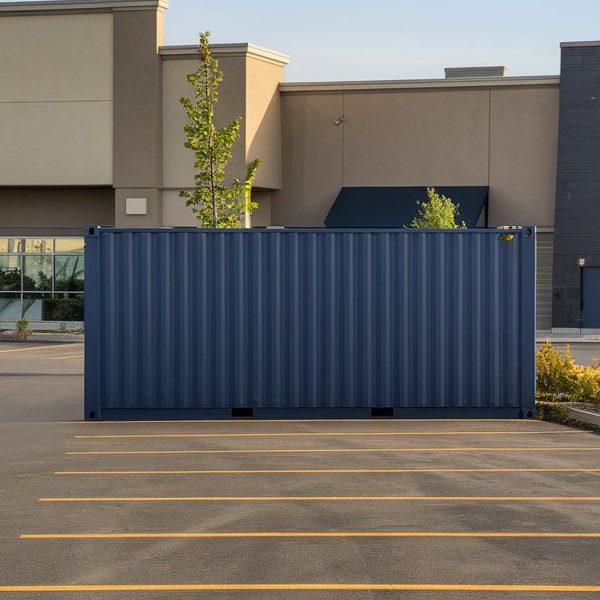 additional fees may apply for the delivery and pickup of commercial storage containers, depending on the location and accessibility